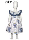 Gray Colour GURUKRUPA Girls Fancy Wear Stylish Kids Colllection GK-96